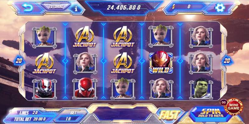 Avengers là dòng game quay hũ siêu đặc sắc mà bet thủ không nên bỏ qua